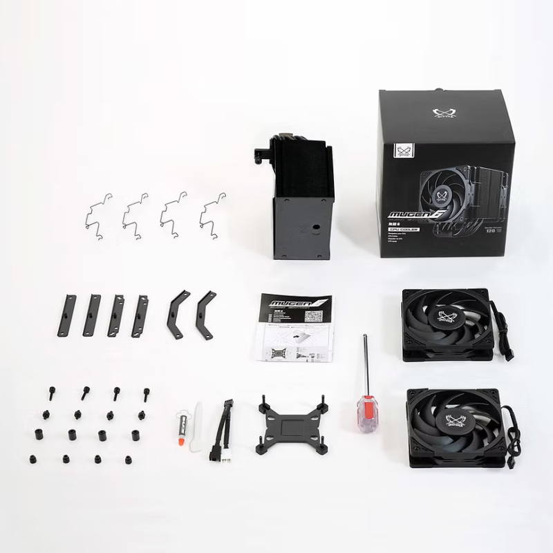 Scythe 無限六 闇黑雙風版 MUGEN 6 DUAL FAN BLACK EDITION - SCMG-6000DBE
