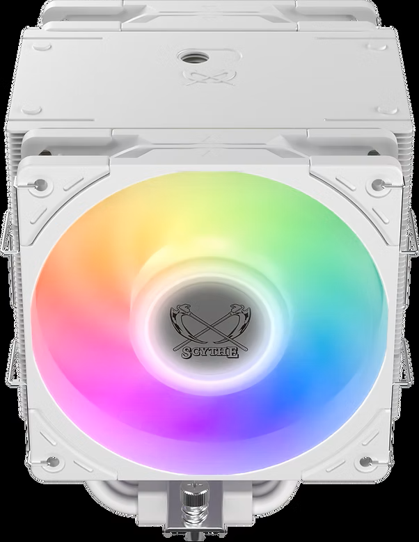 Scythe 無限六 雪彩雙風版 MUGEN 6 DUAL FAN WHITE ARGB EDITION - SCMG-6000DWR