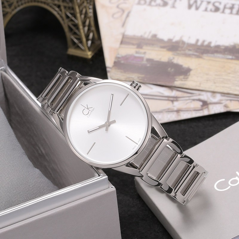 Calvin Klein 璀璨系列 時尚鏤空手環腕錶 [K3G23126]