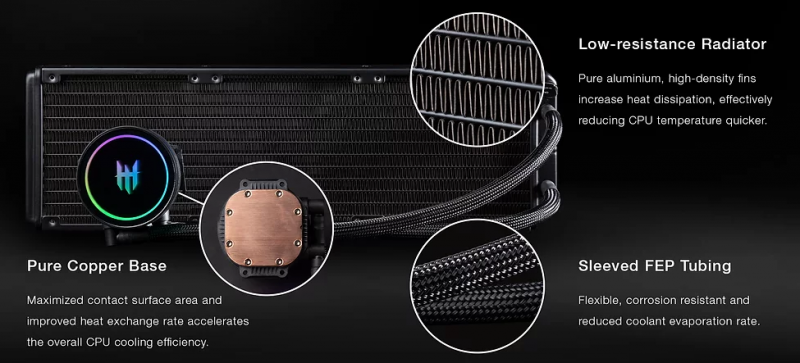 Tecware Mirage 360 ARGB 360mm Liquid CPU Cooler