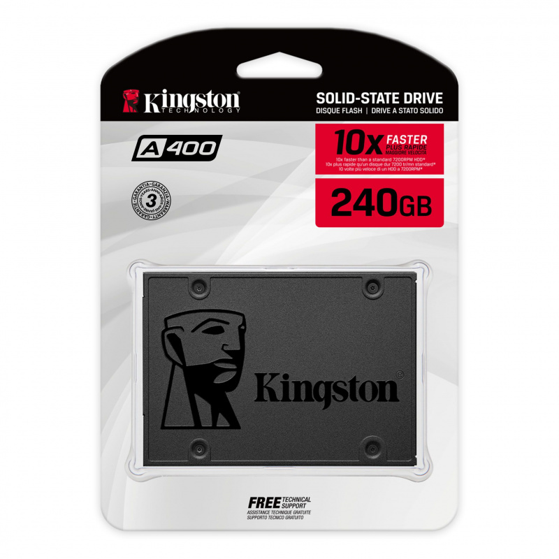 KINGSTON A400 2.5" SATA SSD 240G/480G/960G