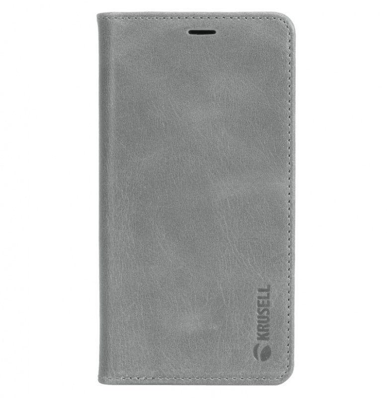 Krusell - Sunne 4 Card FolioWallet Apple iPhone Xs Max - 4卡對開錢包式機殼 復古灰色 (KSE-61505)
