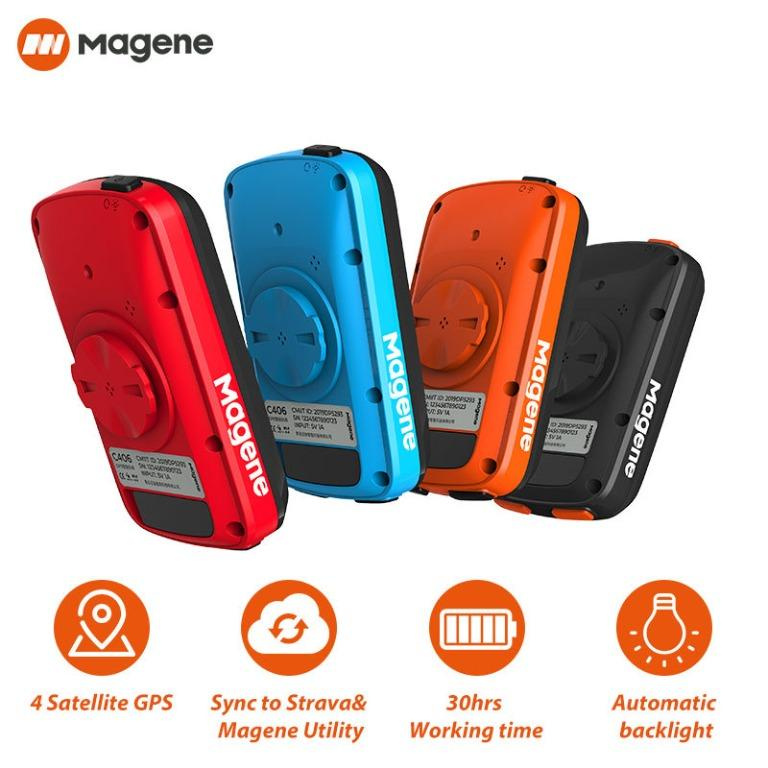 Magene C406 GPS 英語版 單車 電腦 無線 咪錶/碼錶 送伸延支架