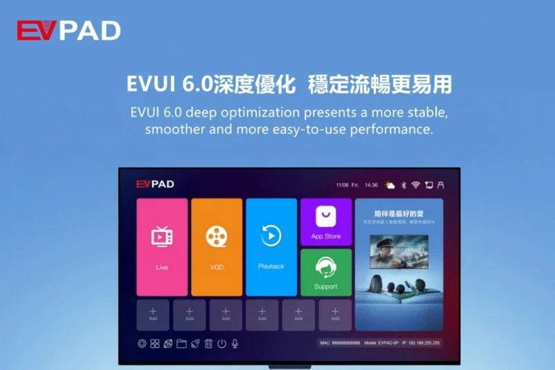 EVPAD 6P 智能語音電視盒 [4+64GB] [ 全港免運 ]
