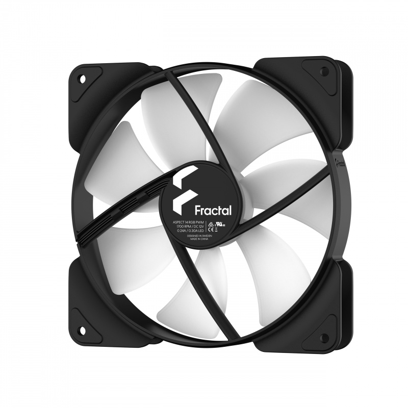 Fractal Design Aspect 14 RGB PWM Black Frame - 1PACK ( FD-F-AS1-1405 )