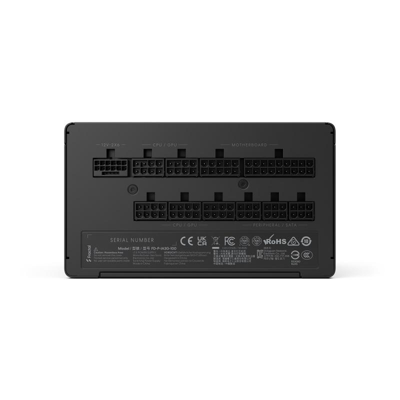 Fractal Design Ion 3 Gold 1000W ATX3.1 Fully Modular PSU ( Black : FD-P-IA3G-100 / White: FD-P-IA3G-101 ) Fractal Design Ion 3 Gold 1000W ATX3.1 Fully Modular PSU ( Black : FD-P-IA3G-100 / White: FD-P-IA3G-101 )