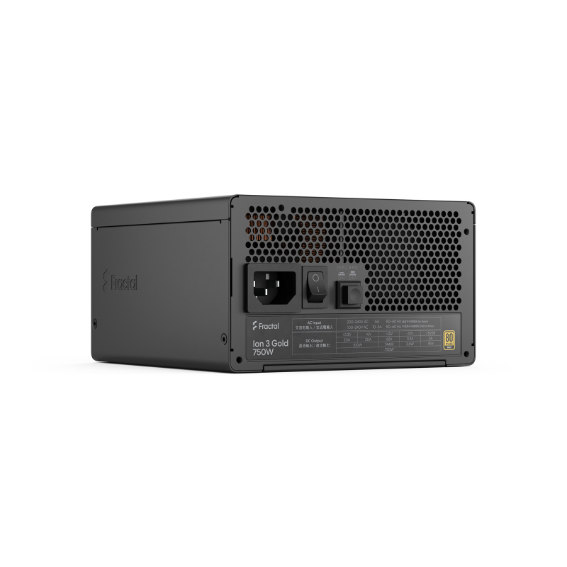 Fractal Design Ion 3 Gold 750W ATX3.1 Fully Modular PSU ( FD-P-IA3G-750 ) Fractal Design Ion 3 Gold 750W ATX3.1 Fully Modular PSU ( FD-P-IA3G-750 )