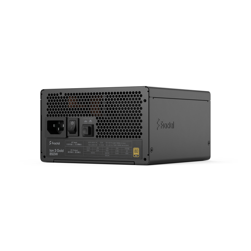 Fractal Design Ion 3 Gold 850W ATX3.1 Fully Modular PSU ( FD-P-IA3G-850 ) Fractal Design Ion 3 Gold 850W ATX3.1 Fully Modular PSU ( FD-P-IA3G-850 )