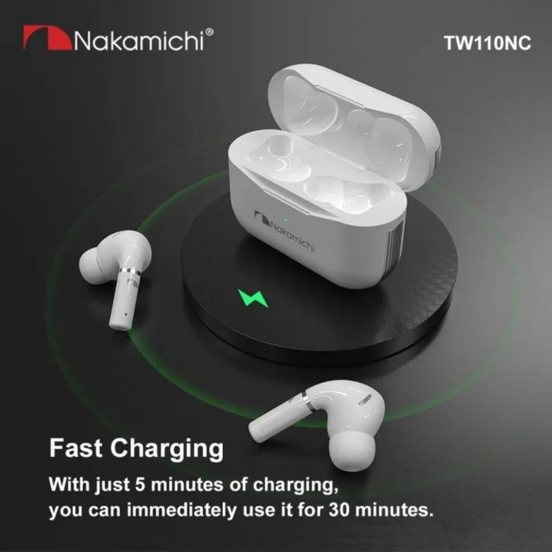 【限時免運費】Nakamichi 主動式藍牙降噪真無線耳機 [TW110NC]