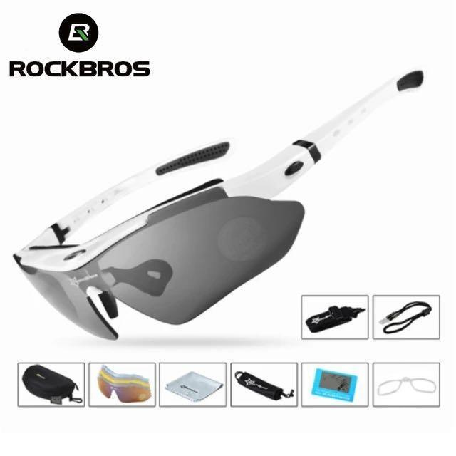 Rockbros 可換鏡片 單車 釣魚 行山 戶外運動太陽眼鏡 連5色鏡片