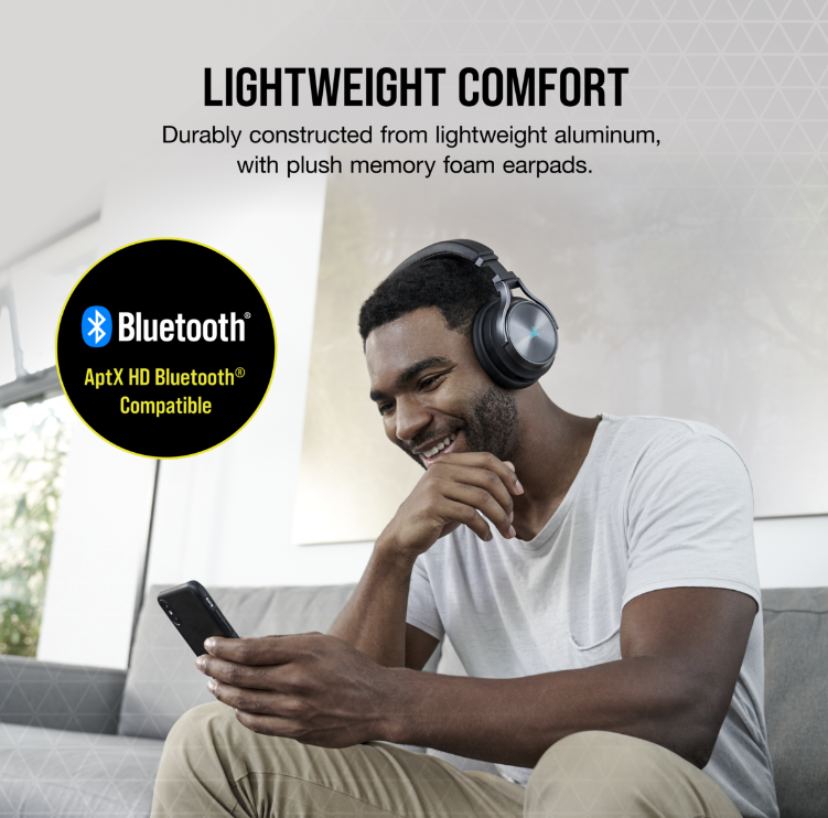 Corsair Virtuoso RGB Wireless XT High-Fidelity Gaming Headset (CA-9011188-AP)