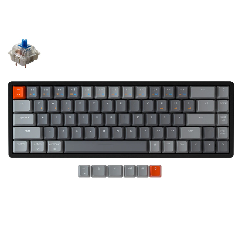 Keychron K6 68鍵RGB炫彩無線機械鍵盤 鋁合金邊框