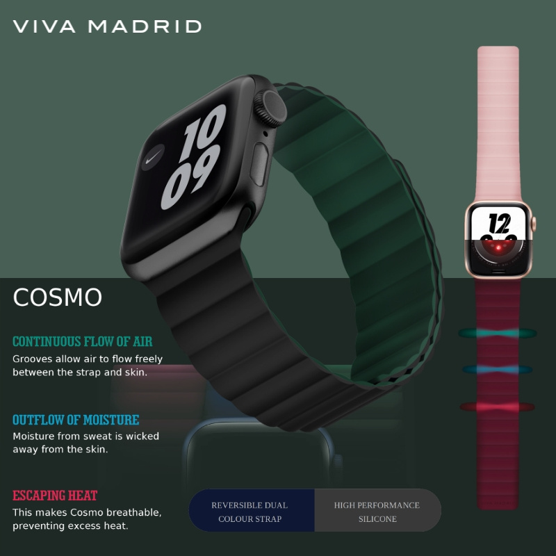 [全港免運] - Viva Madrid Cosmo 雙面磁吸錶帶 for 45/44/42mm Apple Watch