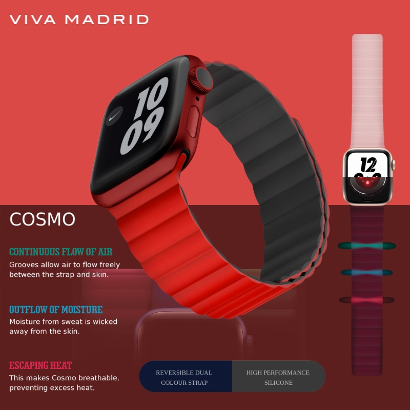 [全港免運] - Viva Madrid Cosmo 雙面磁吸錶帶 for 45/44/42mm Apple Watch