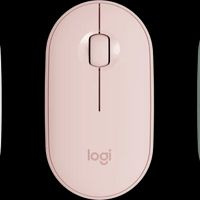 LOGITECH PEBBLE M350 現代、纖薄、安靜的無線藍牙®滑鼠
