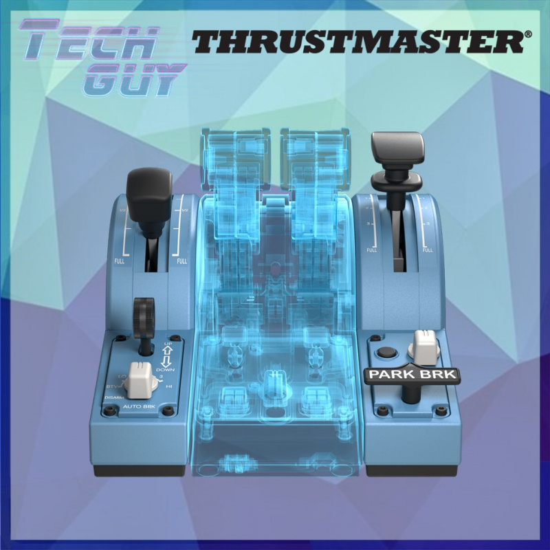 Thrustmaster【TCA Quadrant Add-On Airbus Edition】遊戲飛行搖桿