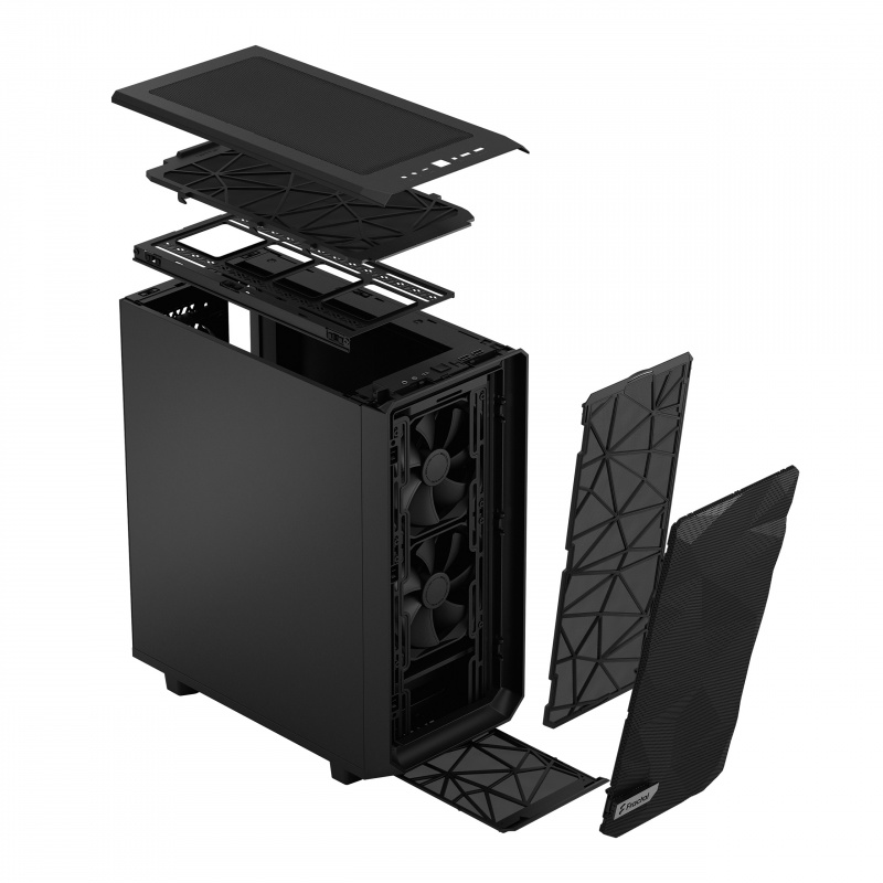 Fractal Design Meshify 2 Compact Black Solid ( FD-C-MES2C-01 ) Fractal Design Meshify 2 Compact Black Solid ( FD-C-MES2C-01 )