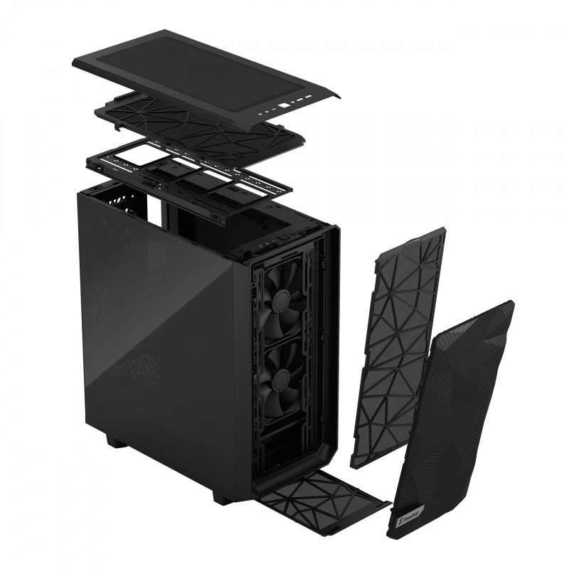 Fractal Design Meshify 2 Compact Black TG Dark Tint ( FD-C-MES2C-02 ) Fractal Design Meshify 2 Compact Black TG Dark Tint ( FD-C-MES2C-02 )