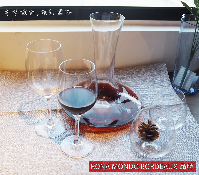 RONA Mondo Bordeaux 水晶玻璃红酒醒酒器 [1500毫升] [50 34oz H220mm]