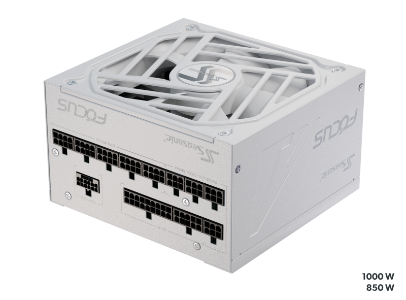 SEASONIC FOCUS GX1000 1000W 80PLUS GOLD [PCI-E 5.0 ATX3.0] ( BLACK / WHITE )