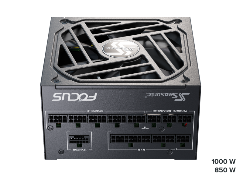 SEASONIC FOCUS GX1000 1000W 80PLUS GOLD [PCI-E 5.0 ATX3.0] ( BLACK / WHITE )