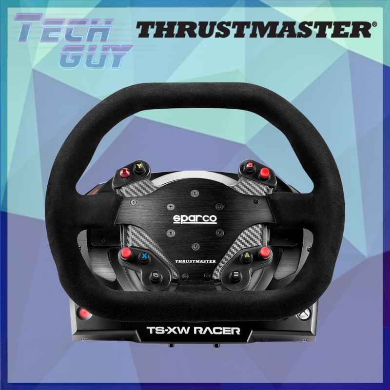 Thrustmaster【TS-XW】Racer Sparco P310 Competition Mod 麂皮方向盤+腳踏