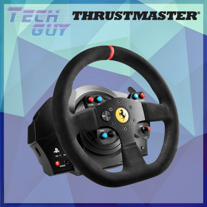 Thrustmaster【T300 AE】Ferrari Integral Racing Wheel Alcantara Edition 方向盤+腳踏