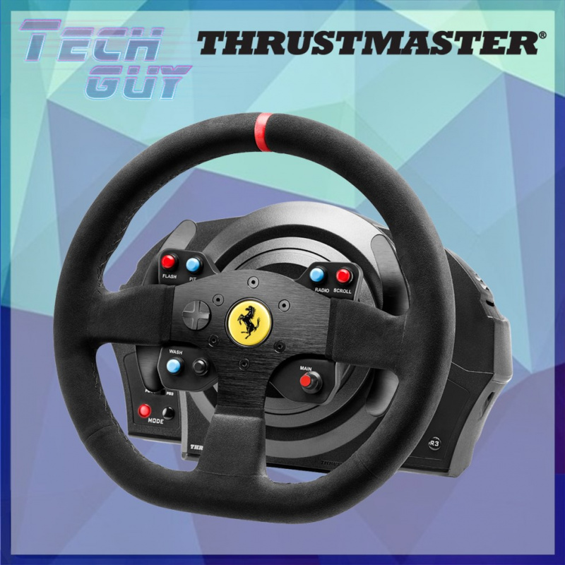 Thrustmaster【T300 AE】Ferrari Integral Racing Wheel Alcantara Edition 方向盤+腳踏