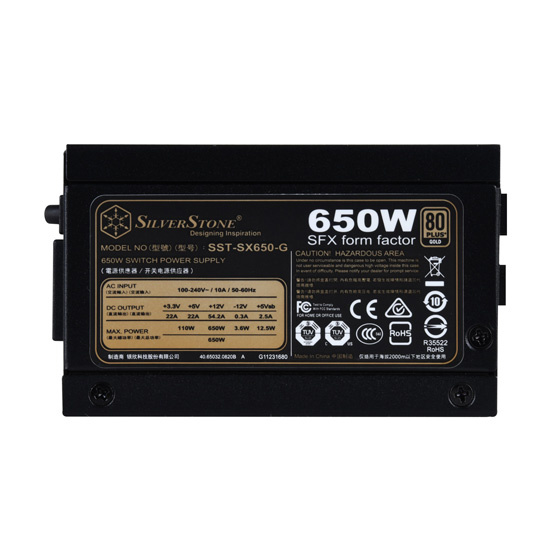 SilverStone SFX Form Factor 650W 80Plus Gold