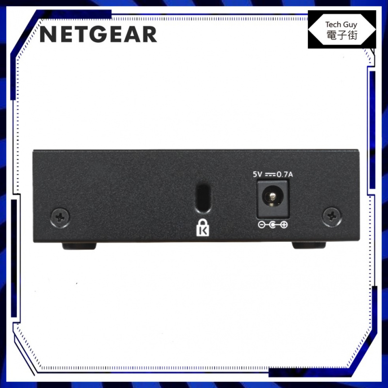 Netgear【GS305】5-Port Gigabit 網絡交換機