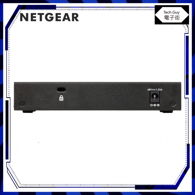 Netgear【GS308P】4-PoE 53W 8-Port Gigabit 網絡交換機