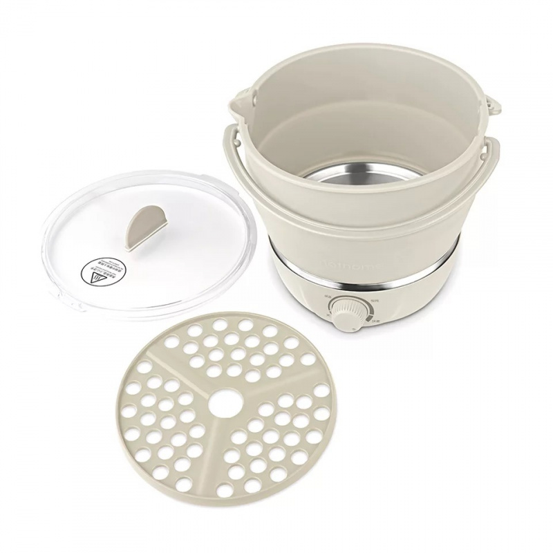 nathome折疊多功能電煮鍋[2色]