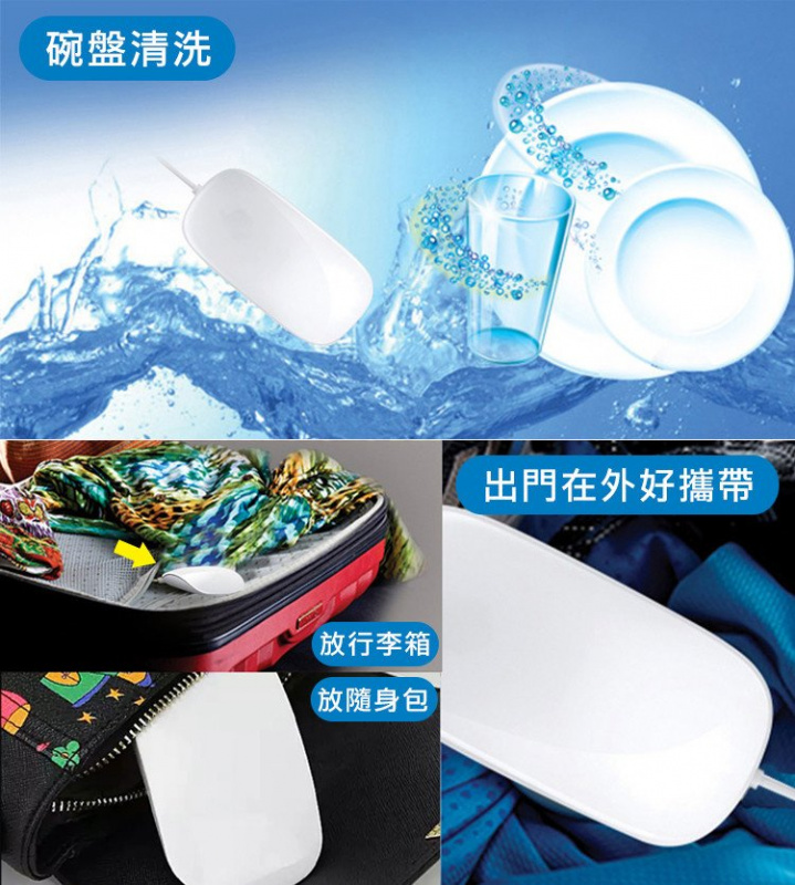 旅行出差必備 便攜式超聲波迷你洗衣器