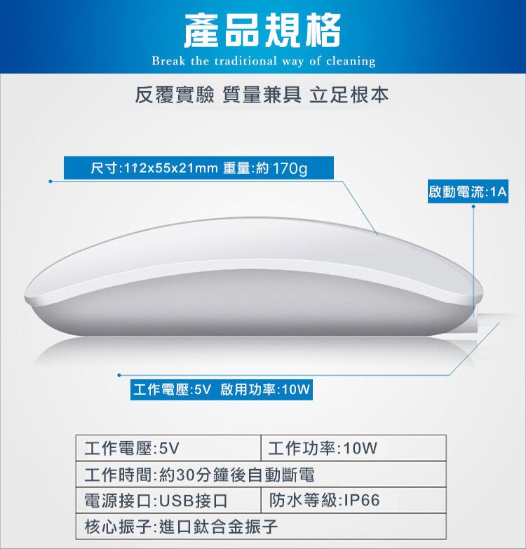 旅行出差必備 便攜式超聲波迷你洗衣器