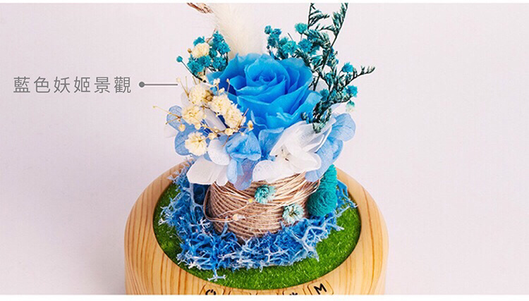 LED永生花許願瓶連藍牙音響 [3款]