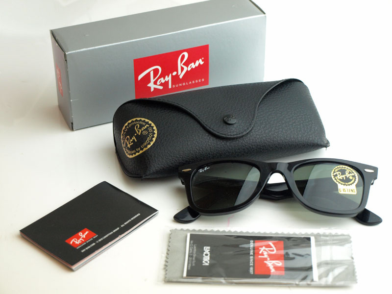 Ray-Ban Original Wayfarer Classic Black Asian Fit 太陽眼鏡 (RB2140F 901 54-18)