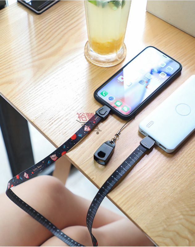 手機掛繩充電線  18年最新專利產品