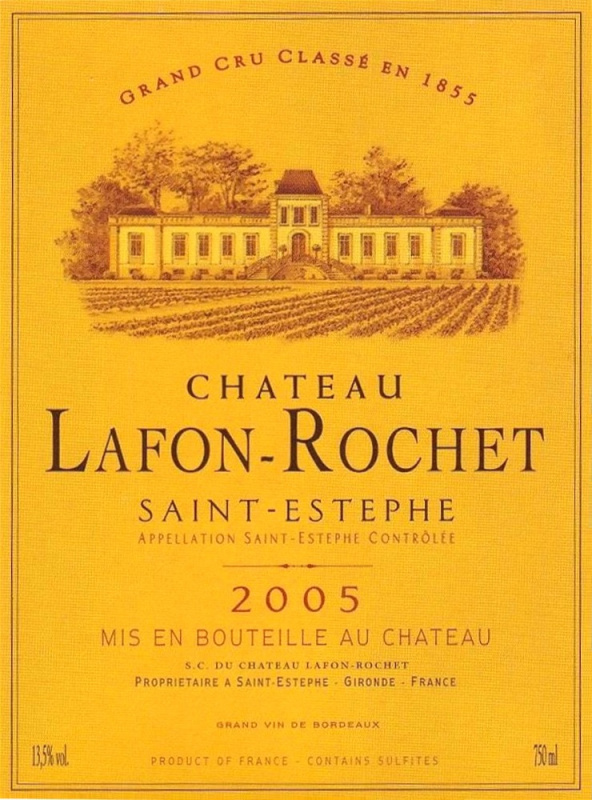 Chateau Lafon-Rochet 拉科魯錫莊園 2005
