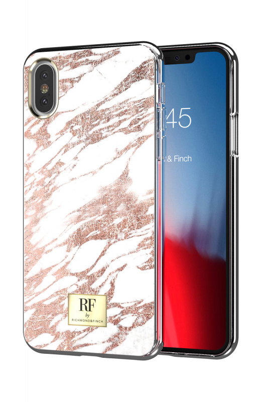 RF by Richmond & Finch iPhone Case - Rose Gold Marble  (019)