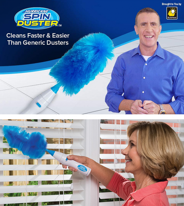 spin duster電動雞毛掃清潔刷