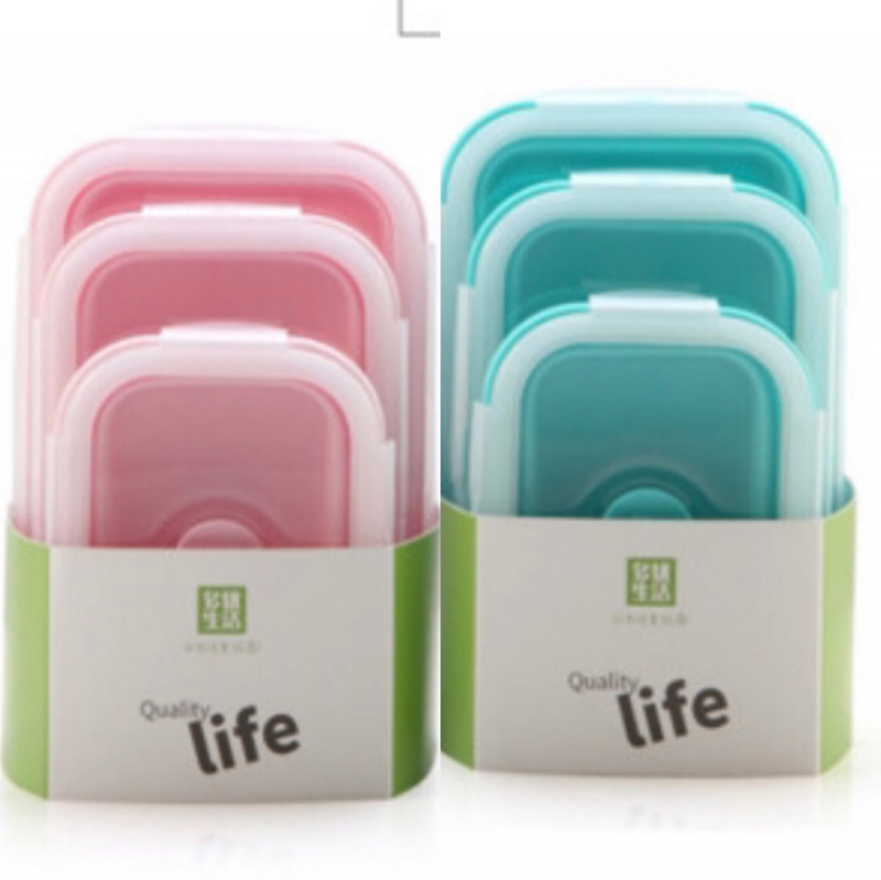 Life壓縮矽膠食物儲存盒