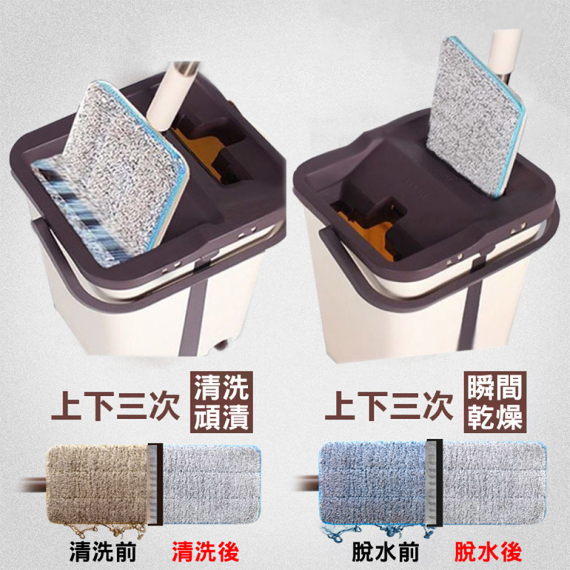 第二代刮刮樂 洗脫合一地拖 [附送6塊超細纖維布]