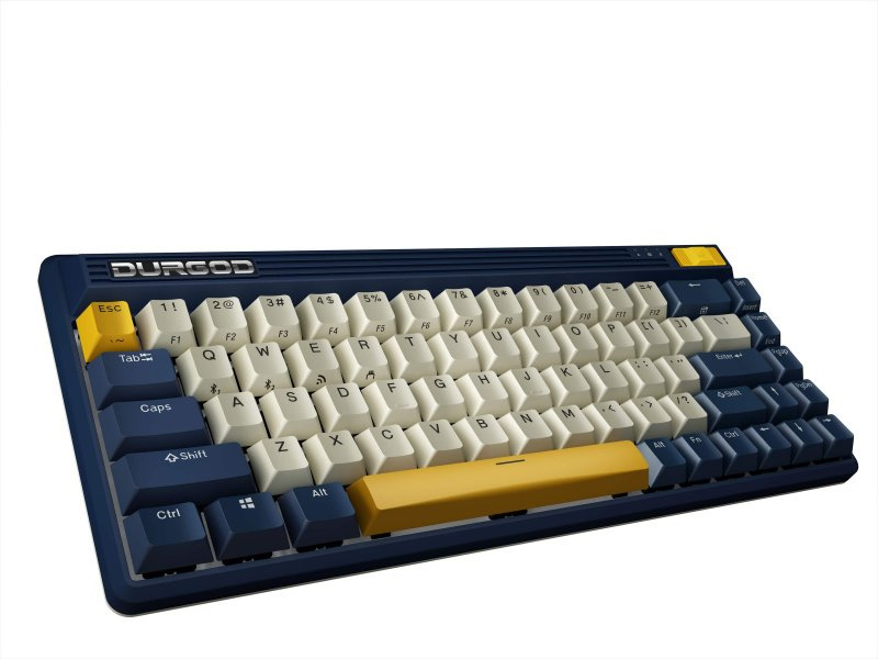 Durgod【Fusion】(Cherry Blue Switch) 復古機械鍵盤 (3色) (青/紅/茶軸)