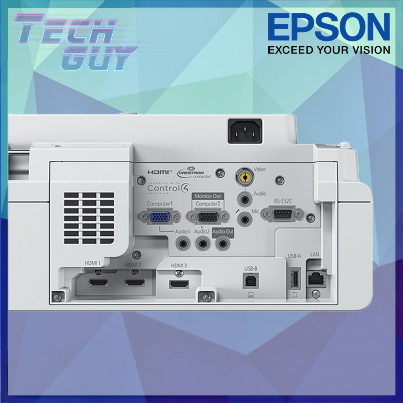 Epson【EB-735F】1080P 全高清激光短焦投影機 (3600lm)