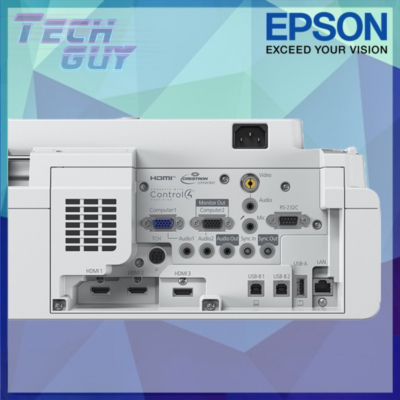 Epson【EB-735Fi】1080P 全高清雷射短焦互動觸控投影機 (3600lm)