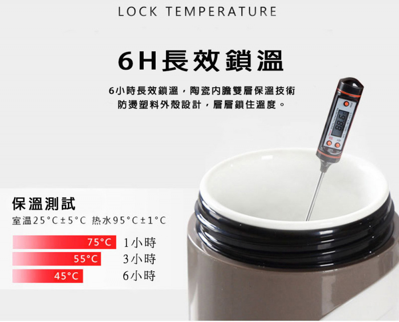 日系防漏隔熱陶瓷保溫杯