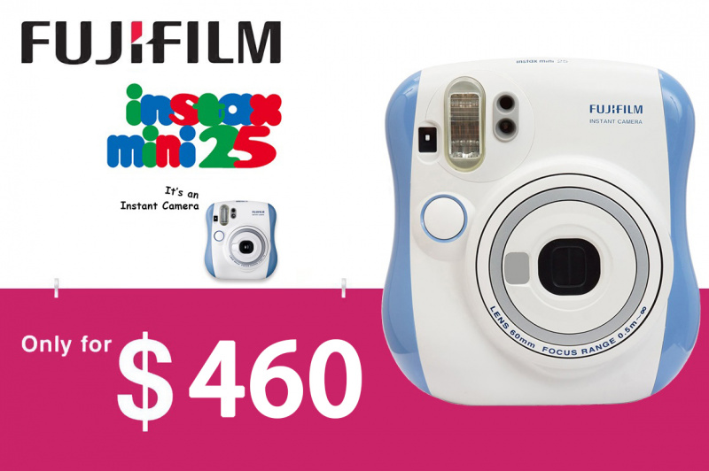 Fujifilm Instax mini 25 即影即有相機 [藍色]