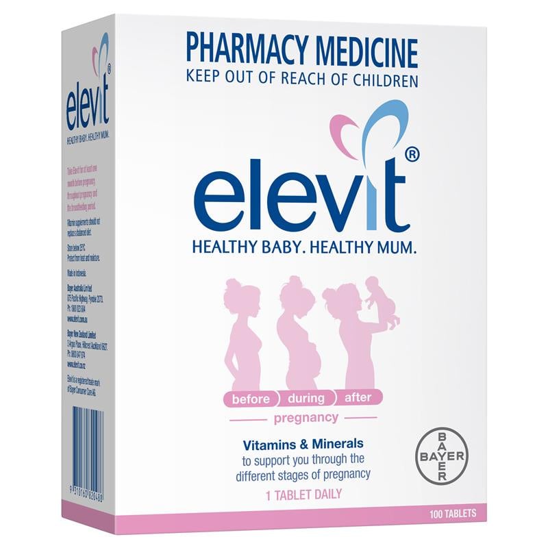 Elevit 愛樂維 備孕婦哺乳期 女士複合維生素 (100粒) (澳洲本地版)