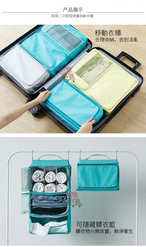 「懶人包」旅行流動衣櫃