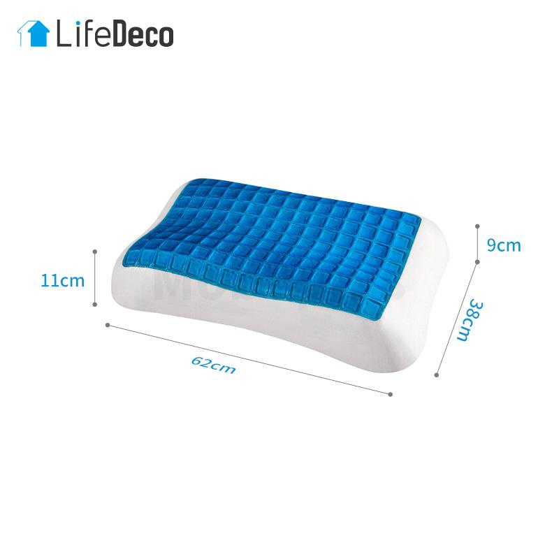 LifeDeco Freeze 3D 涼感零壓3D記憶枕 (送枕套)